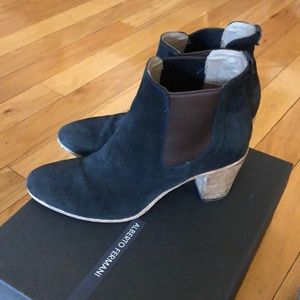Alberto Fermani Suede Booties